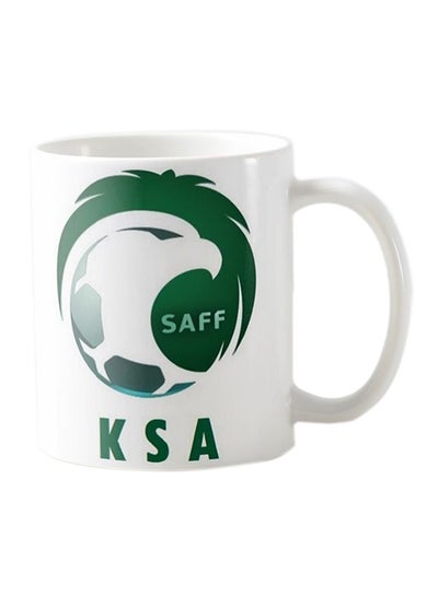 Buy Printed SAFF Saudi Arabia  FC Mug White/Green 11ounce in Saudi Arabia