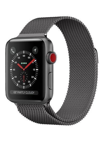 Buy Replacement Band For Apple Watch Series 1/2/3 42mm Grey in UAE