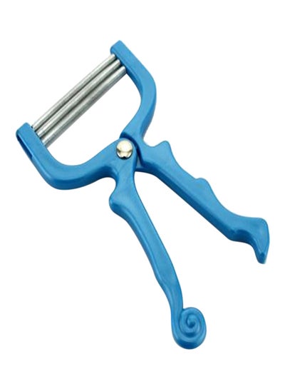 Buy Manual Face Hair Removal Tool Blue/Silver in UAE