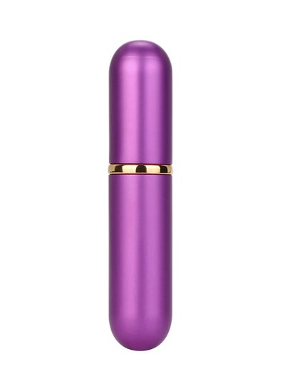 Buy Refillable Perfume Bottle Purple/Gold 5ml in Saudi Arabia