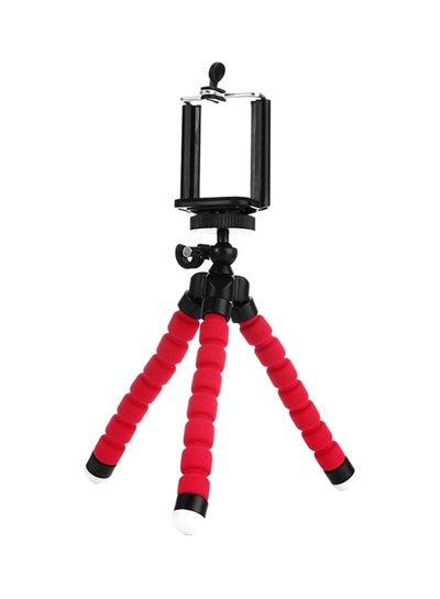 Buy Adjustable Phone Tripod Holder Stand Red/Black in Egypt