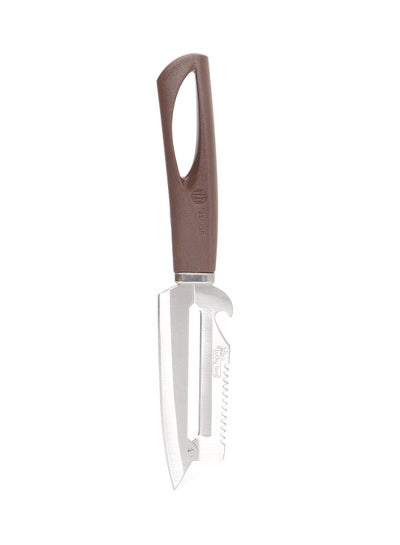 Buy Multipurpose Peeler Brown/Silver standard in UAE