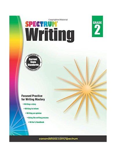 Buy Spectrum Writing, Grade 2 Board Book English by Spectrum - 2014 in UAE