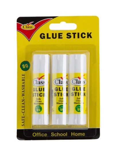 Buy 3-Piece Glue Stick White in Saudi Arabia