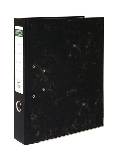Buy Essential Pressboard Box File Black in Saudi Arabia