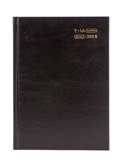 Buy A5 Weekly Diary 2018 Black in Saudi Arabia