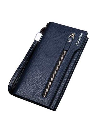 اشتري Business Wallet With Wristlet Navy Blue في السعودية