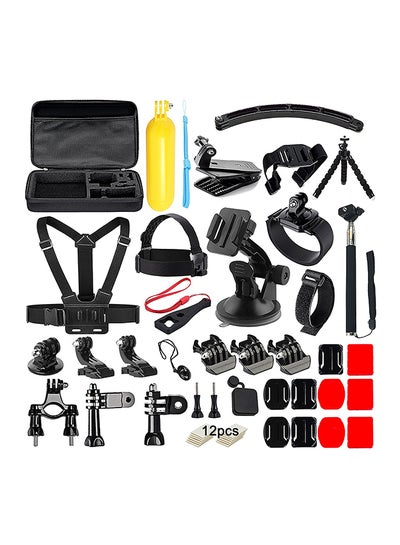 Buy 50-In-1 Action Camera Accessories Kit For GoPro Hero 4/3/2/1 Black/Yellow/Red in Egypt