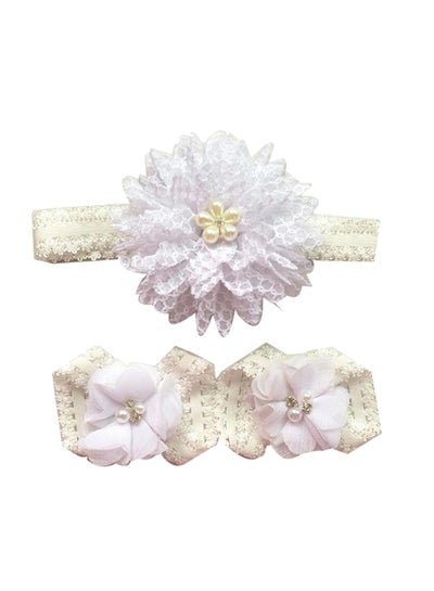 Buy Flower Headband With Barefoot Overshoes in UAE