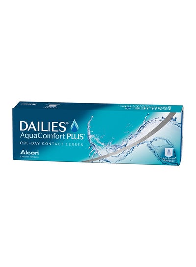 Buy Pack Of 30 AquaComfort Plus Daily Disposable Clear Lenses in UAE