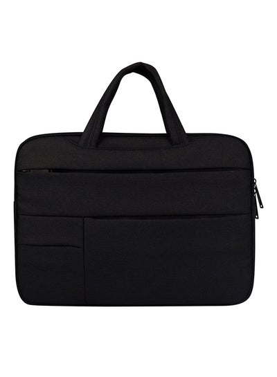 Buy Polyester Laptop Bag For Macbook With Handle Black in Saudi Arabia