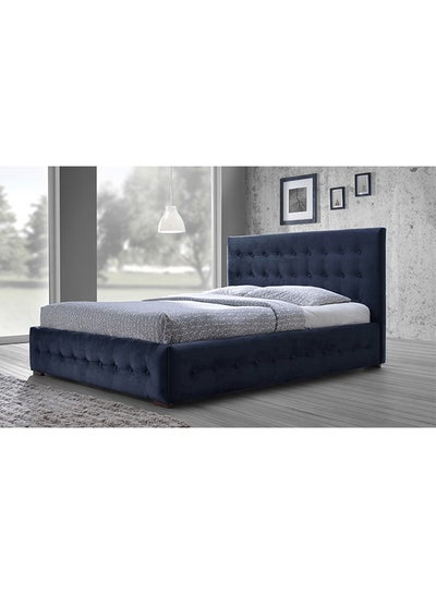 Modern and Contemporary Button Tufted Platform Bed With Mattress