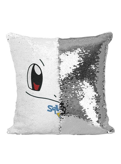 Silver store sequin throw