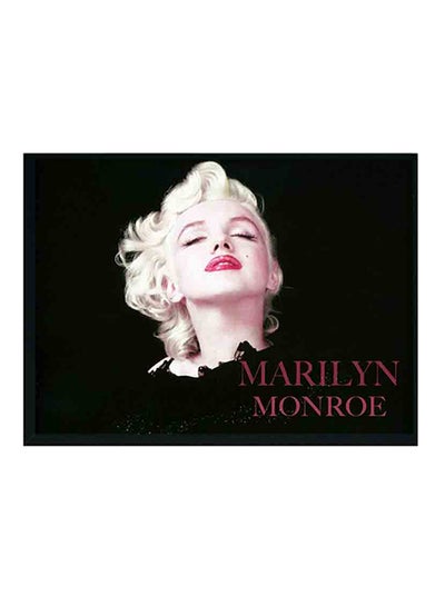 Buy Marilyn Monroe Wooden Framed Wall Art Painting Multicolour 33 x 22 x 2cm in Saudi Arabia