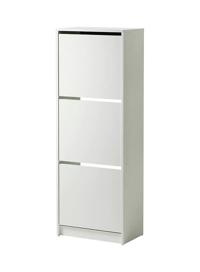 Bissa shoe cabinet with deals 3 compartments