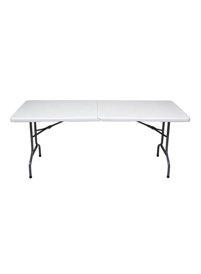 Buy Portable Plastic Folding Table White 1832 x 76 x 70centimeter in UAE