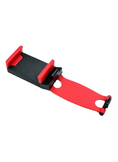 Buy Mobile Phone Mount Holder For Car Steering Wheel Red/Black in UAE
