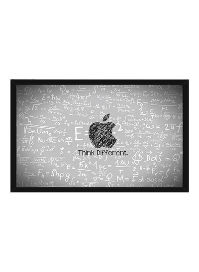 Buy Einstein Formulas Poster With Frame Grey/Black/White 55x40cm in UAE