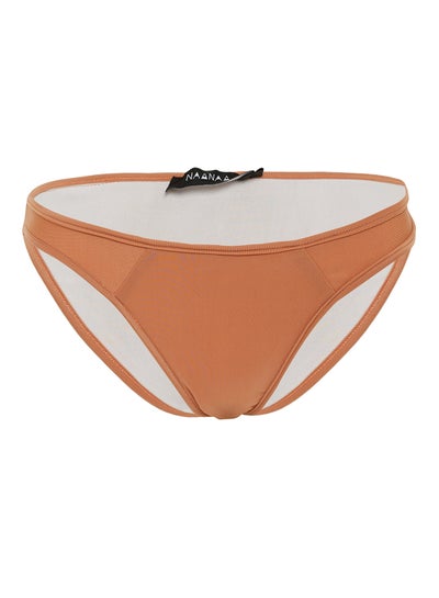 Buy Camel Seamed Bikini Bottom Peach in Saudi Arabia