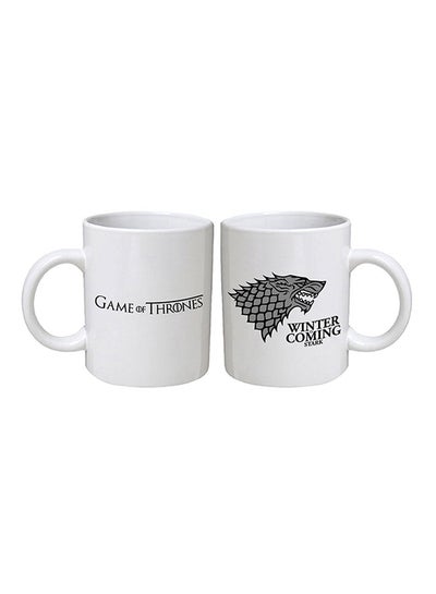 Buy Game of Thrones Coffee Mug White/Black in Egypt