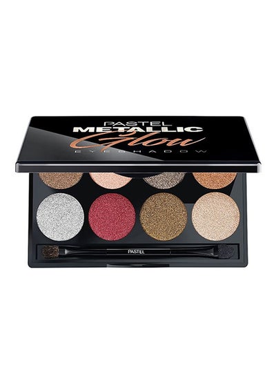 Buy Metallic Glow Eyeshadow Palette Multicolour in UAE