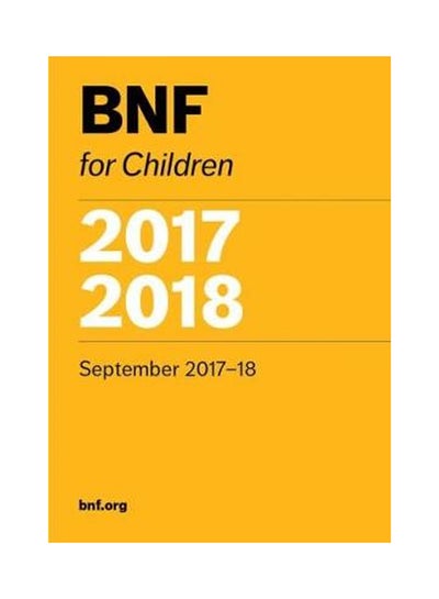 Buy BNF For Children paperback english - 21-Sep-17 in Saudi Arabia