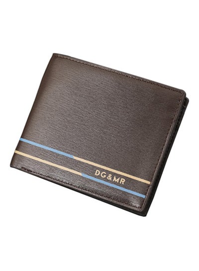 Buy Bi-Fold Leather Wallet Brown in UAE