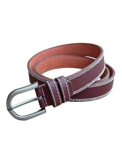 Buy Pin Buckle Belt Dark Brown in UAE