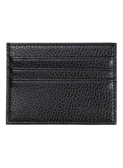 Buy Simple Soft Leather Card Case With 6 Card Slots Black in Saudi Arabia