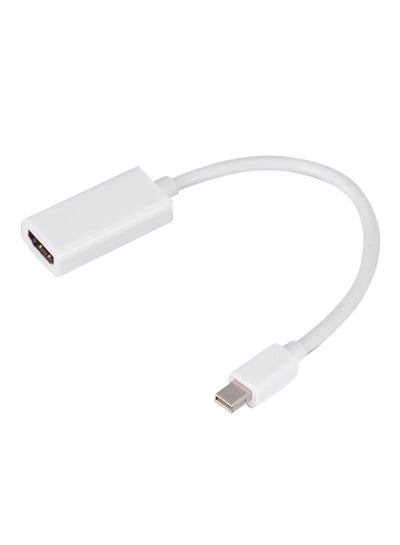 Buy Display Port To HDMI Adapter Cable White in Saudi Arabia