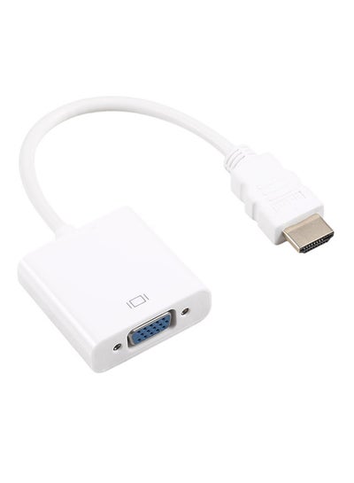 Buy VGA To HDMI Converter White in Egypt