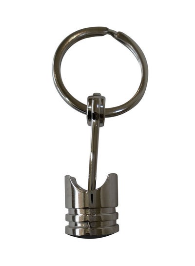 Ford Mustang Chrome Finished Metal Piston Key Chain Key-ring 