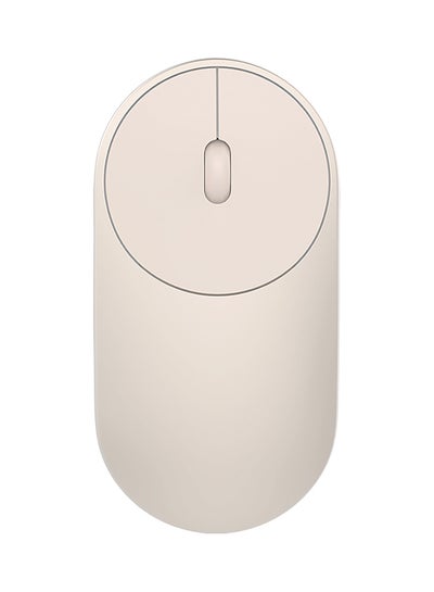 Buy Dual Mode Portable Mouse with Bluetooth Gold in UAE