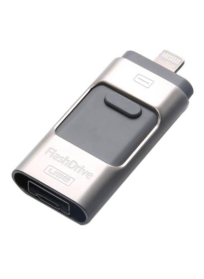 اشتري محرك الأقراص فلاش USB يو ديسك 3 في 1 رمادي فضي في السعودية