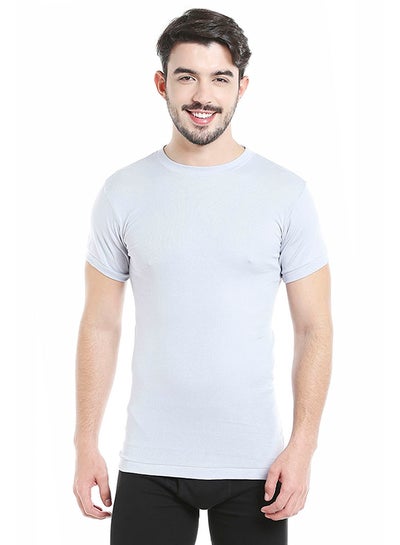 Buy Short Sleeves Undershirt Grey in UAE