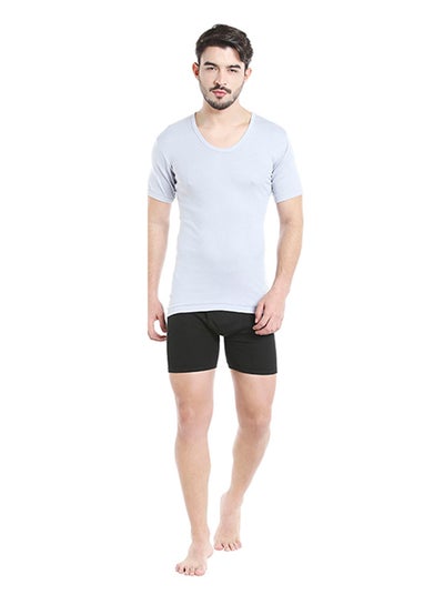 Buy Short Sleeves Undershirt Grey in UAE