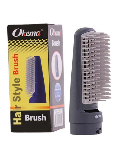 Buy Hair Style Brush OK-718 Grey in Saudi Arabia