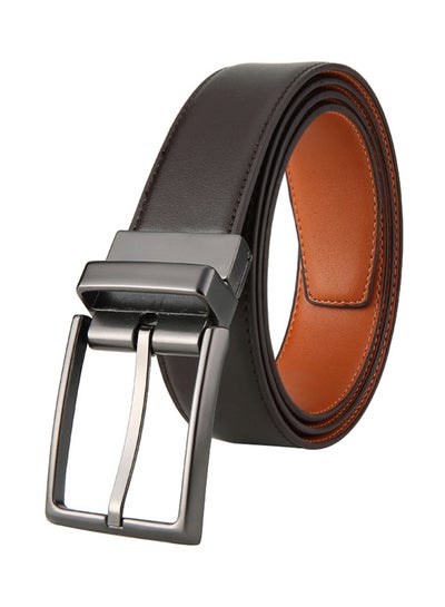 Buy Casual Style Belt Black/Grey in Saudi Arabia