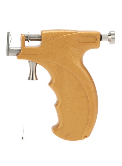 Buy Professional Stainless Steel Piercing Gun Gold/Silver 20mm in UAE