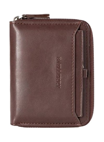 Buy Casual Vertical Wallet Brown in UAE