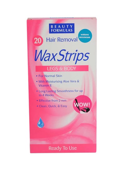 Buy Hair Remover Wax  Strips 20 Pieces in UAE