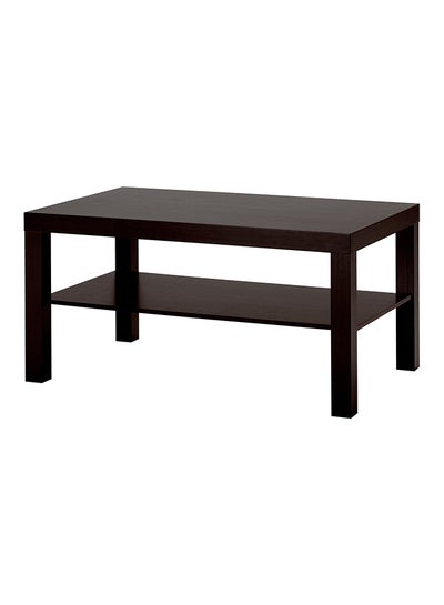 Buy Wooden Coffee Table Black Length: 90 cm Width: 55 cm Height: 45 cm in Saudi Arabia