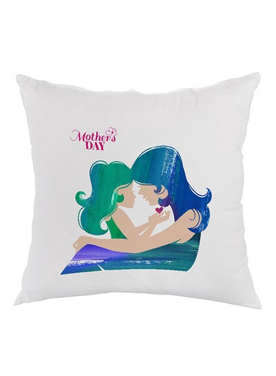 Buy Mothers Day Printed Pillow Multicolour 40 x 40cm in Saudi Arabia