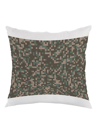 Buy Graphic Printed Printed Pillow Velvet Multicolour 40x40cm in Egypt