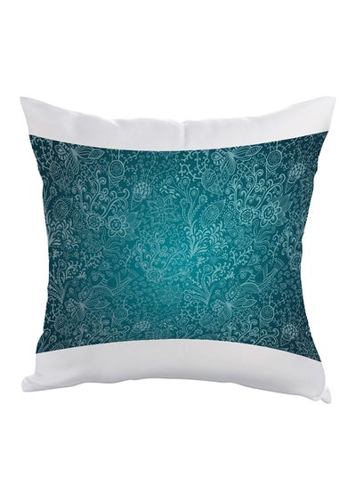 اشتري Motifs Printed Pillow Cover بوليستر أزرق وأبيض 40x40سنتيمتر في مصر