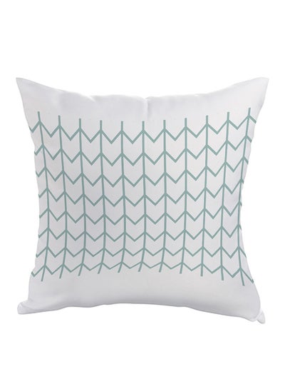 Buy Motifs Printed Pillow White/Grey 40x40cm in Saudi Arabia