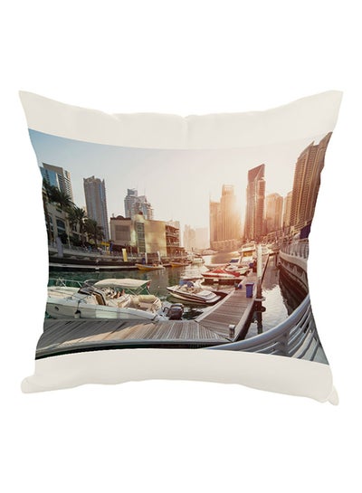 Buy Painting Printed Pillow Multicolour 40 x 40cm in Saudi Arabia