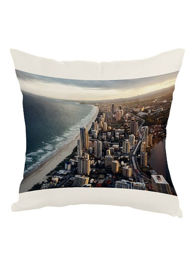 Buy Painting Printed Pillow Multicolour 40 x 40cm in Saudi Arabia