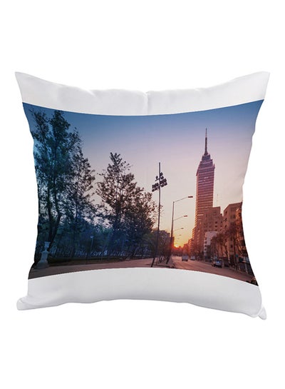 Buy Painting Printed Pillow Multicolour 40 x 40cm in Saudi Arabia