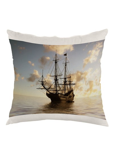 Buy Steamship Glider Printed Pillow Multicolour 40 x 40cm in Egypt